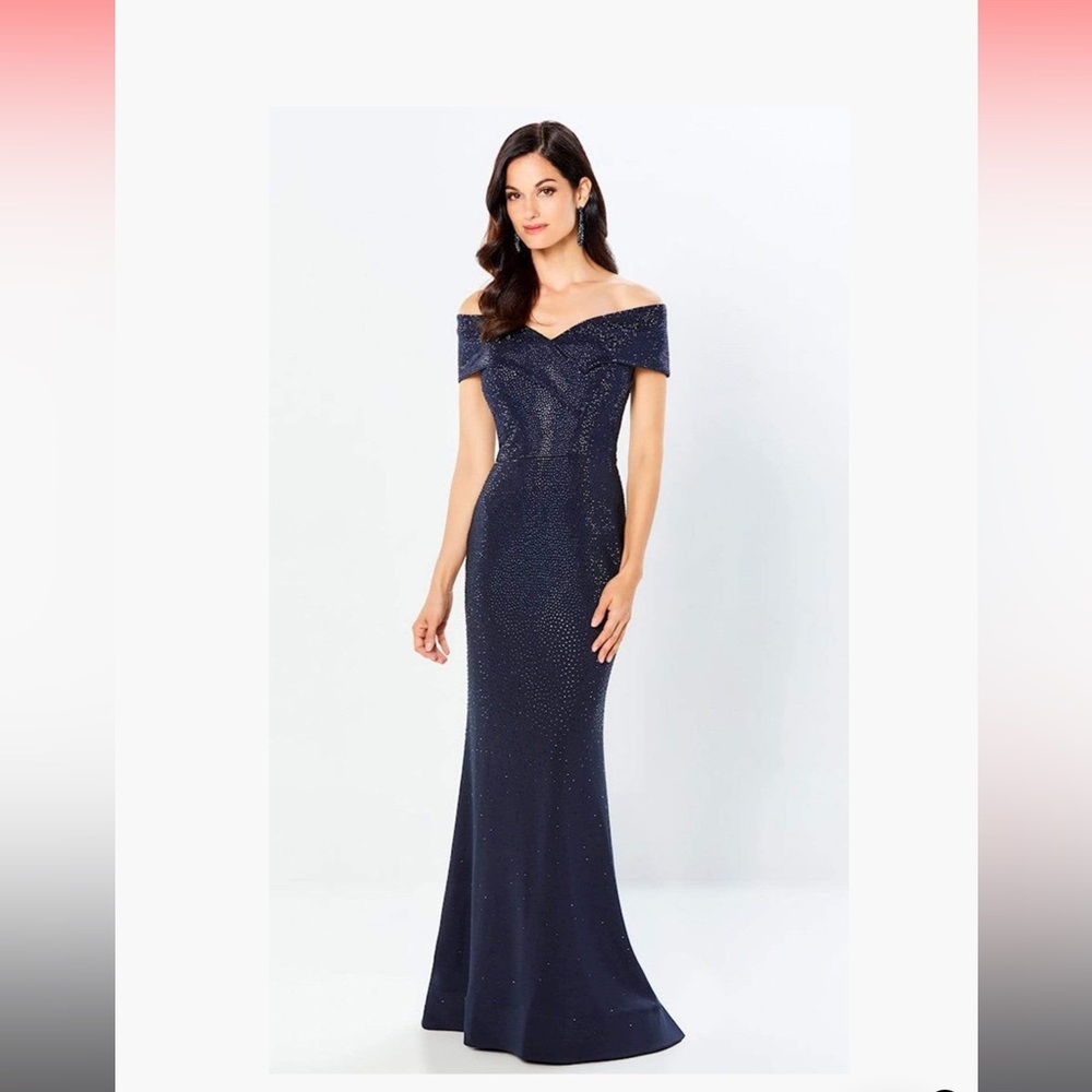 Montage by Mon Cheri 220949 Mother of the Bride Dress Navy